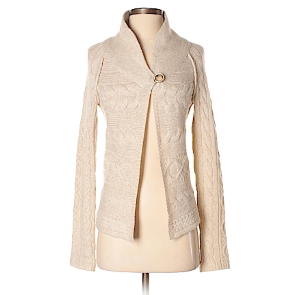 Banana Republic Cream/Tan Cardigan